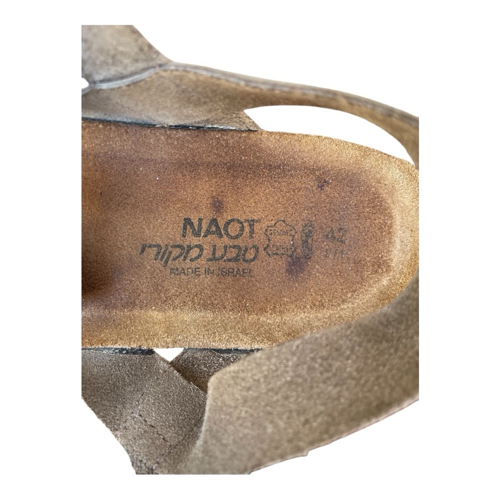Naot Women's Stone Kayla Comfort Casual Flat Sandals 42 EU 11 US - Picture 7 of 9